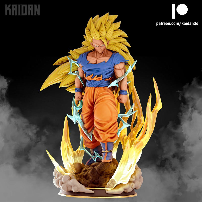 Action Figure Goku Super Saiyajin 3 SSJ3 Dragon Ball Z - Kaidan