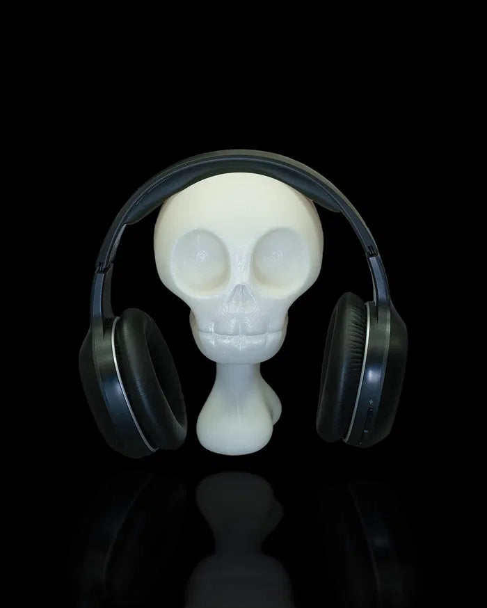Suporte de Fone de Ouvido Caveira Skull | Headphone Stand Gamer