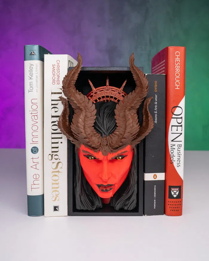 Book Nook Succubus | Decoração para Estante de Livros e Nerds