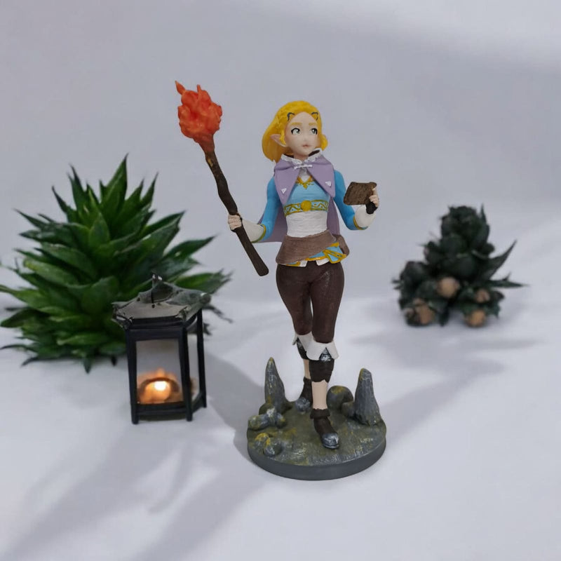 Estátua Princesa Zelda The Legend of Zelda BotW | Colecionável Nintendo - Bulkmancer