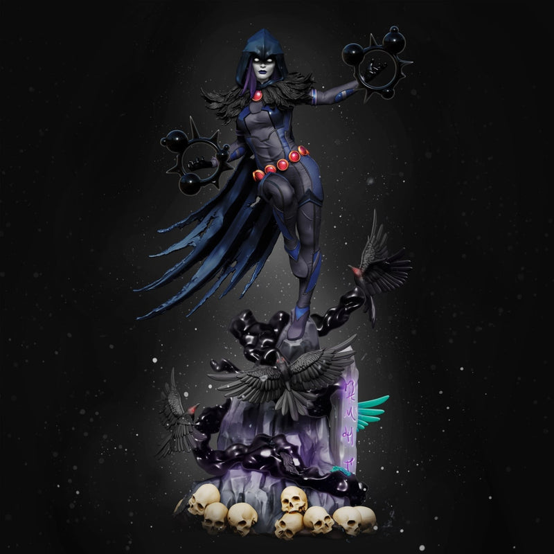 Estátua Ravena DC Comics Jovens Titãs | Action Figure Raven Colecionável - DE PAULA
